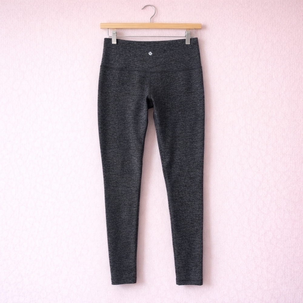 LULULEMON High Times 7/8 Pant Yoga Leggings Grey Sz 4